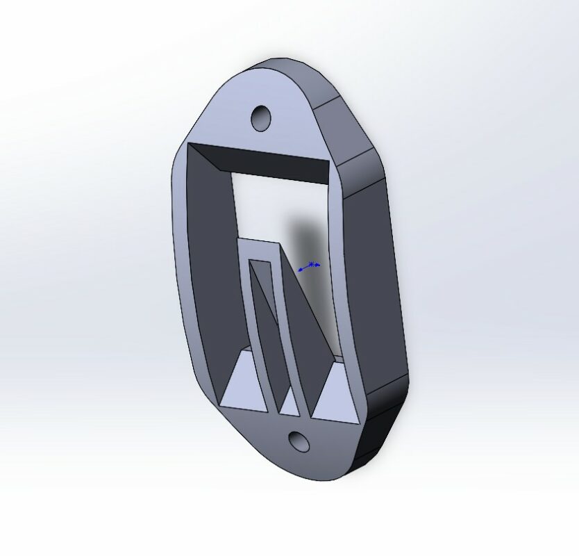 3D модель Крючок для одежды в кабину трактора МТЗ Беларус