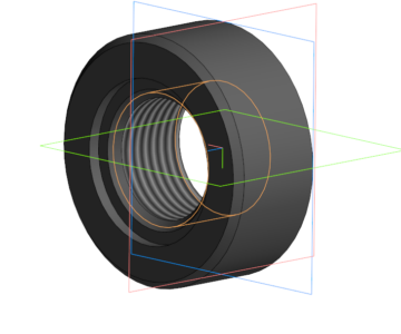 3D модель Дюймовые бобышки под приварку