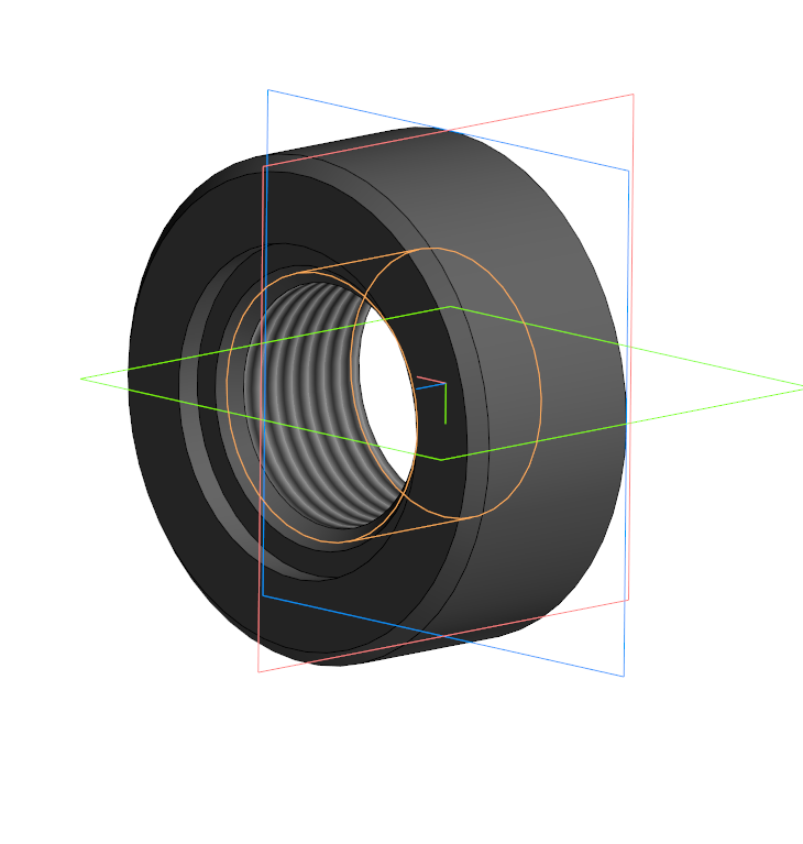 3D модель Дюймовые бобышки под приварку