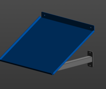 Чертеж Пюпитр настенный