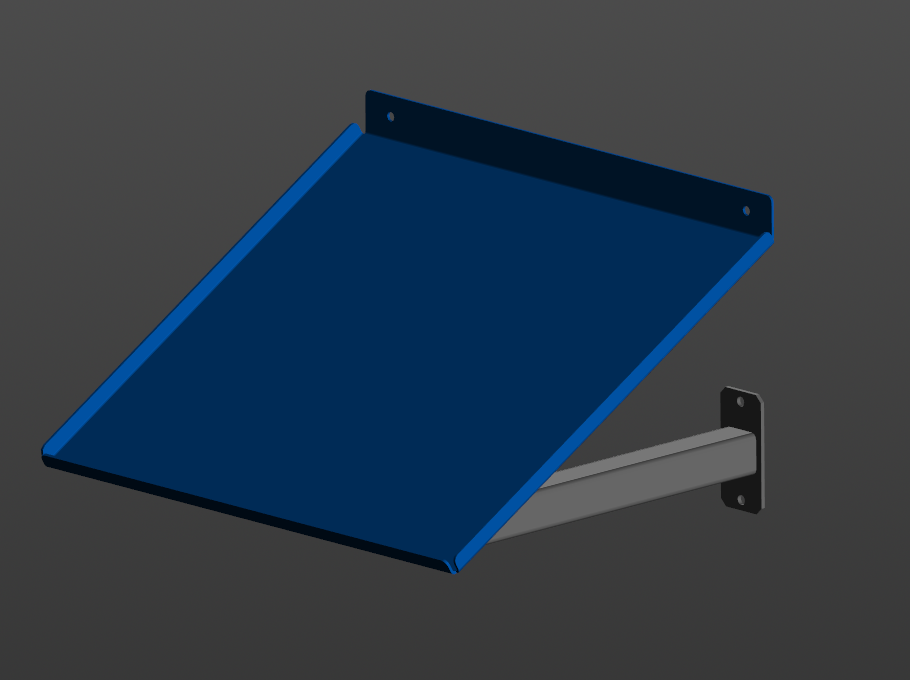 Чертеж Пюпитр настенный