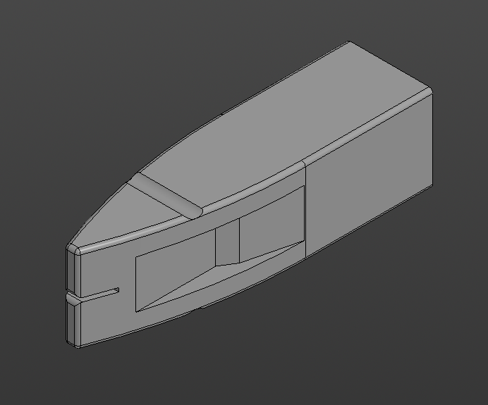 3D модель Колпачок макетного ножа OLFA AK-4