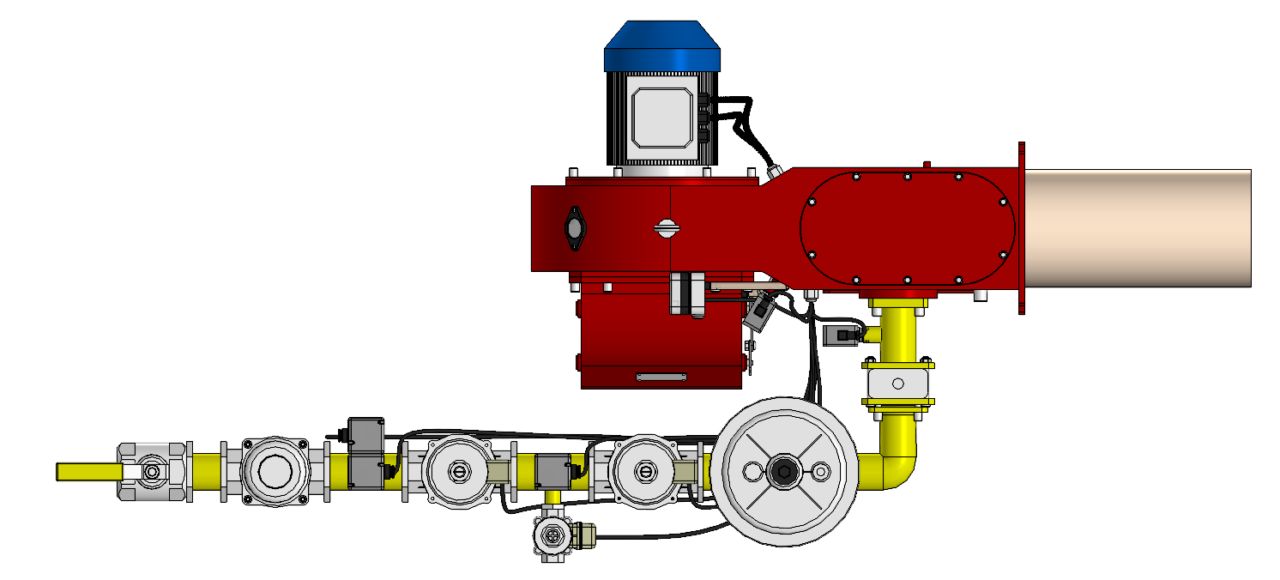 3D модель Газовая горелка ГБЛ-0,45