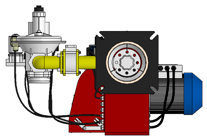 3D модель Газовая горелка ГБЛ-0,45
