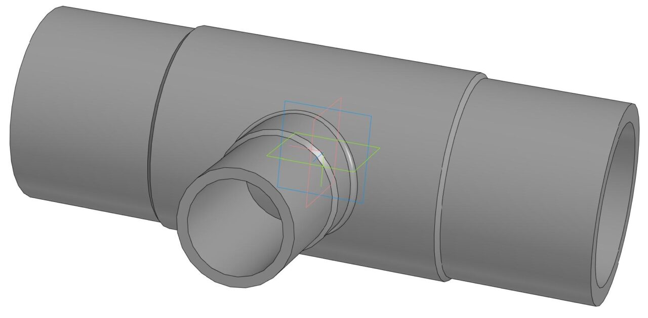 3D модель Параметрическая модель фитингов трубопроводных SDR
