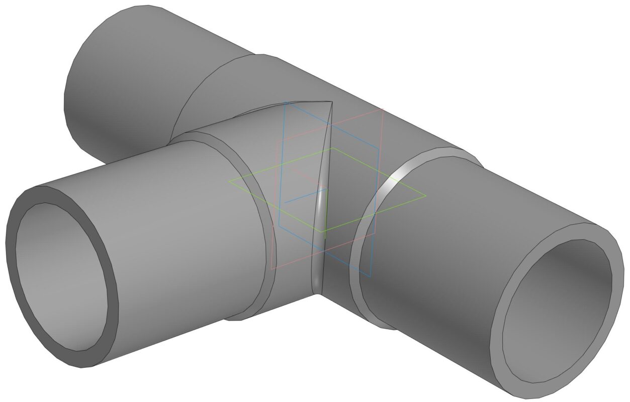 3D модель Параметрическая модель фитингов трубопроводных SDR