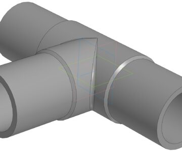 3D модель Параметрическая модель фитингов трубопроводных SDR
