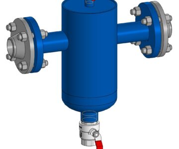 3D модель Грязевик вертикальный DN50 PN1,6 МПа