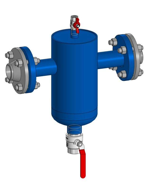 3D модель Грязевик вертикальный DN50 PN1,6 МПа