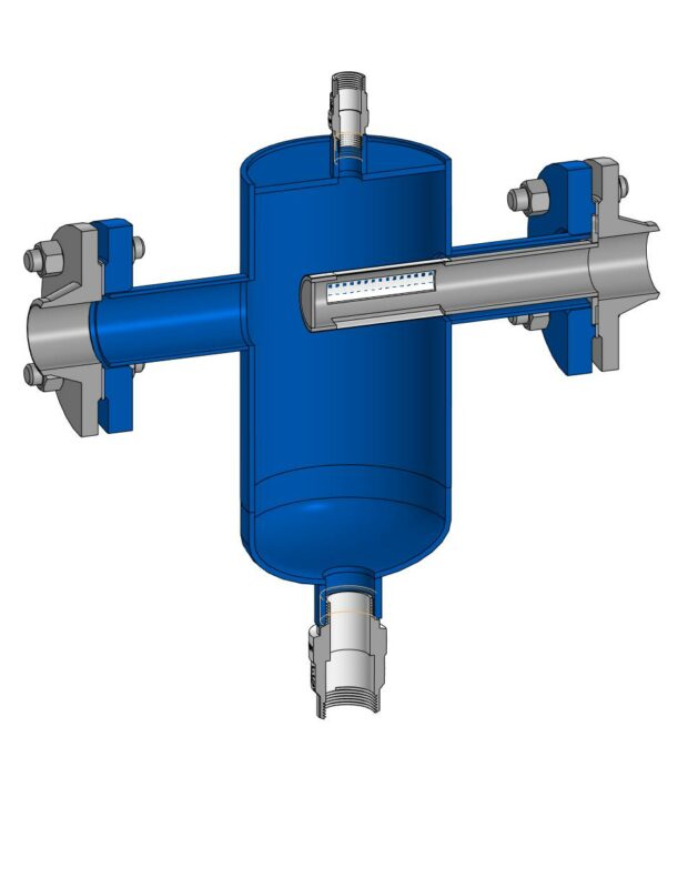 3D модель Грязевик вертикальный DN50 PN1,6 МПа