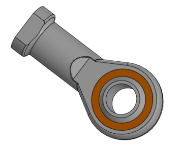 3D модель Шарнирный наконечник ISKRA TSF16