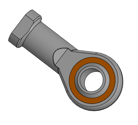 3D модель Шарнирный наконечник ISKRA TSF16