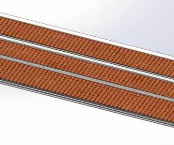 Чертеж Верхнее решето комбайна Claas Tucano 0005535411