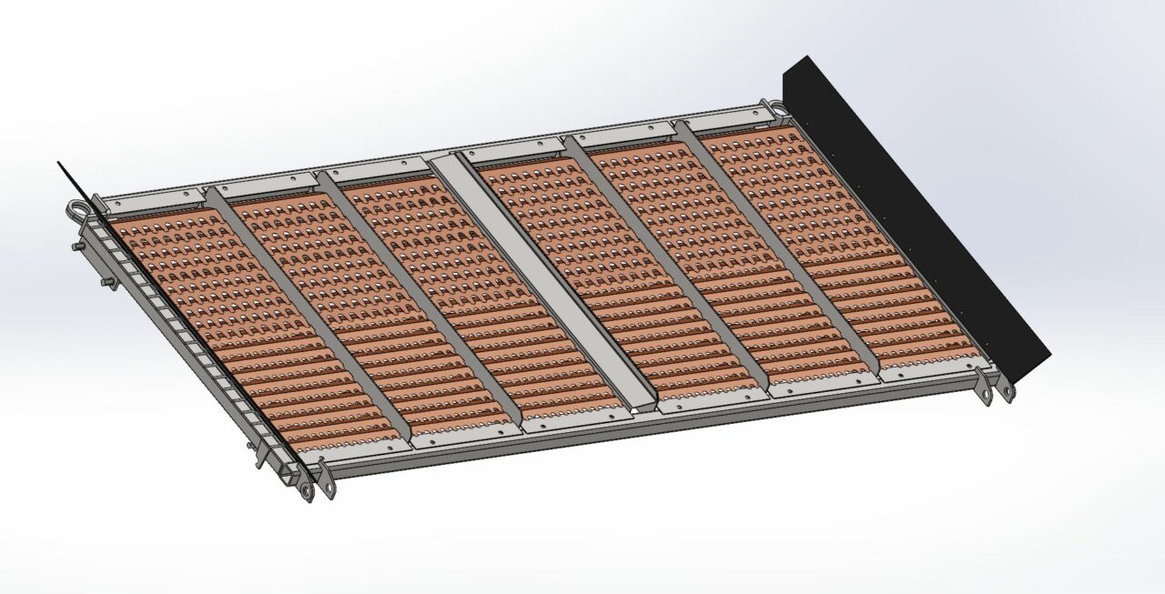 Чертеж Удлинитель решета верхнего (аналог 145.11.06.050 Акрос)