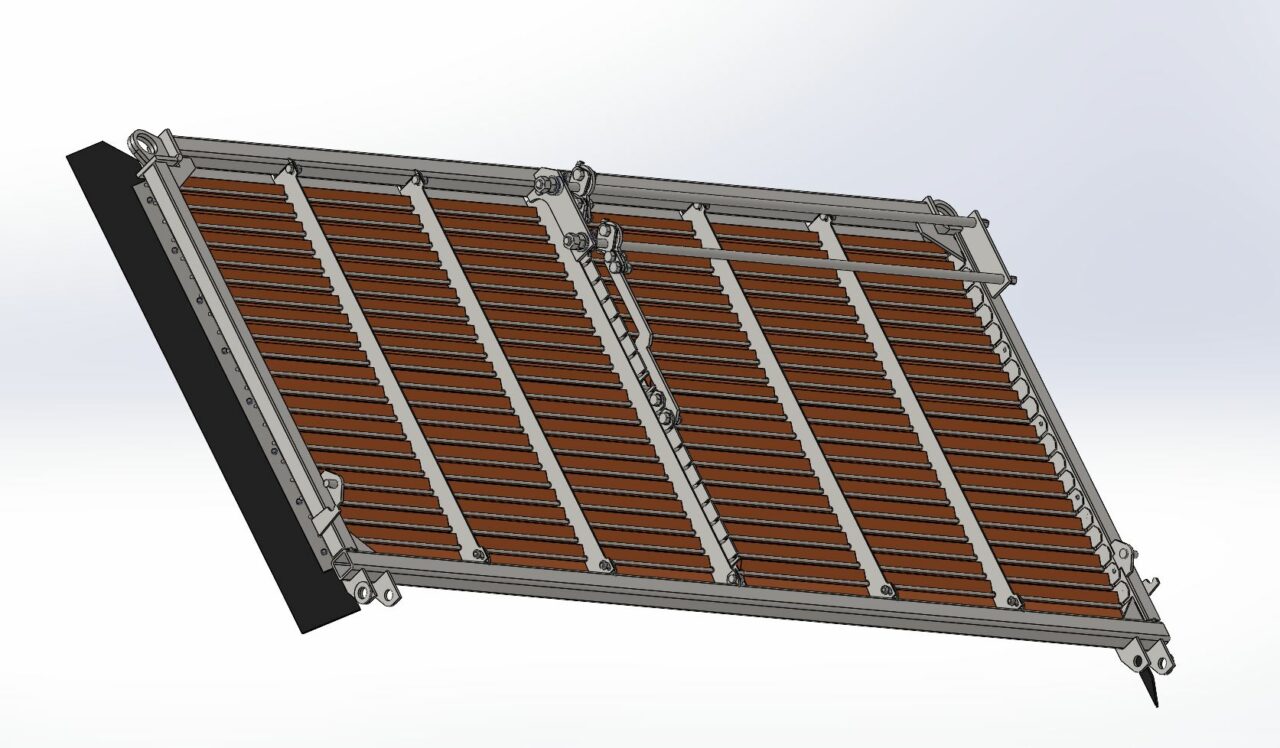 Чертеж Удлинитель решета верхнего (аналог 145.11.06.050 Акрос)