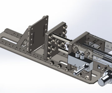 3D модель Универсальные пневмо-тиски под любые вариации губок