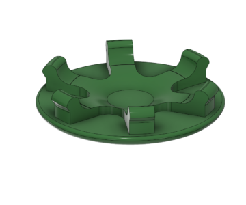 3D модель Центр кеп для дисков