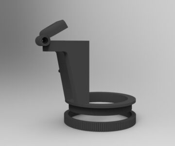 3D модель Кронштейн откидного экрана защитный для станков BG-5168E, BG-516809