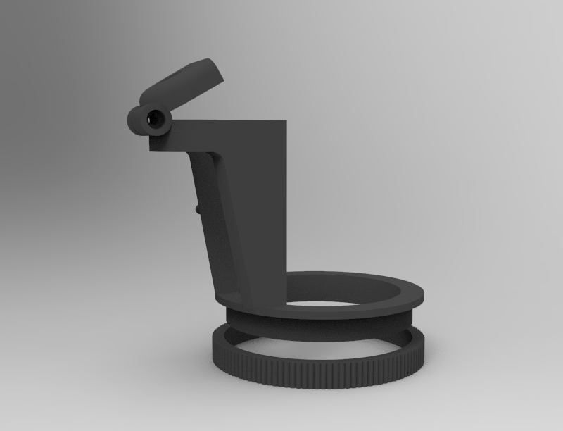 3D модель Кронштейн откидного экрана защитный для станков BG-5168E, BG-516809