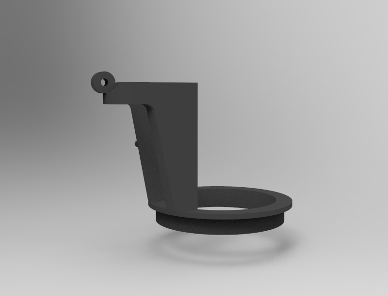 3D модель Кронштейн откидного экрана защитный для станков BG-5168E, BG-516809