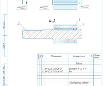 3D модель Ведущий вал шестерня