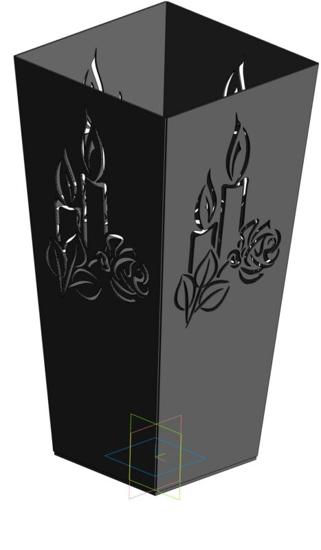 3D модель Ваза для искусственных цветов