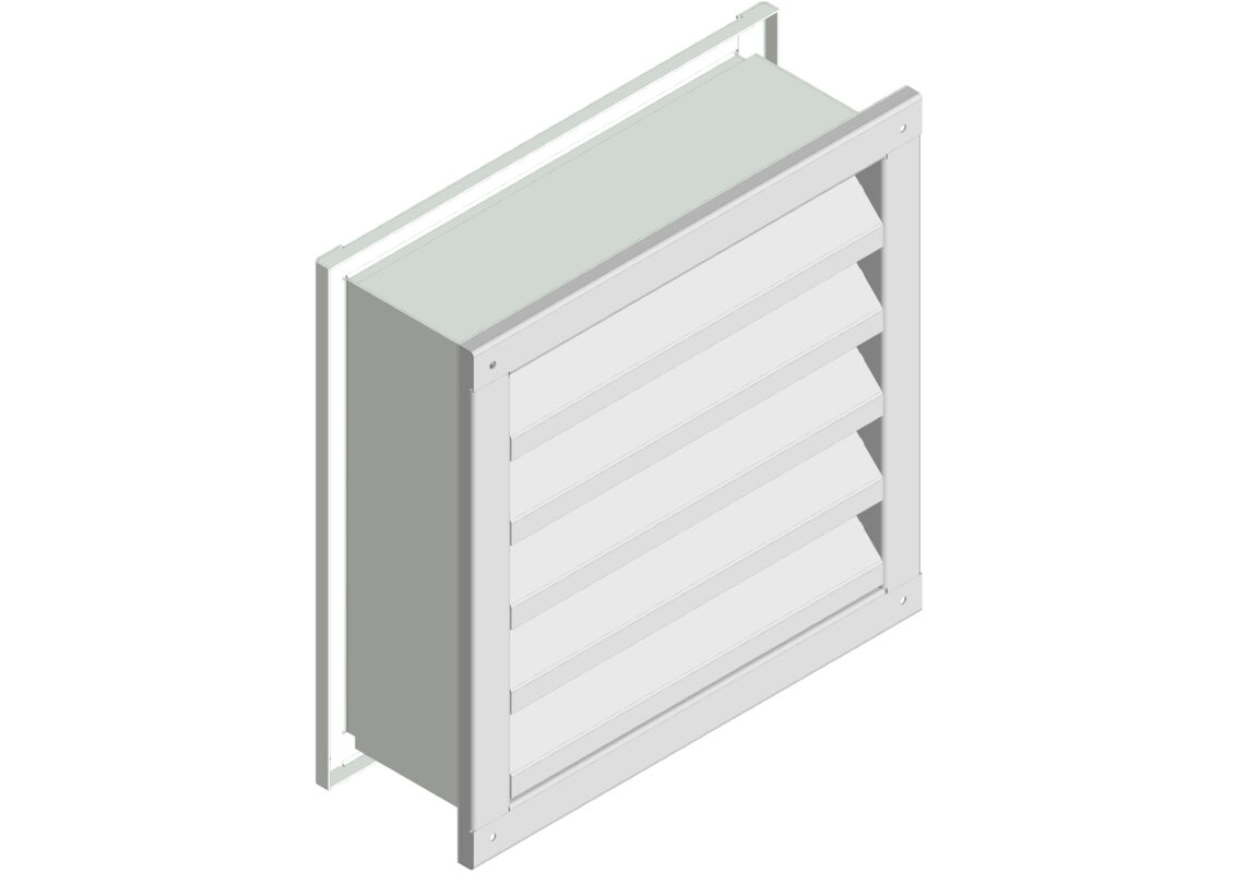 3D модель Параметрическая модель вентиляционной решётки