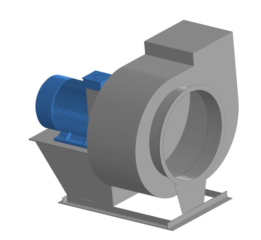3D модель Вентилятор радиальный ВЦ4-70 №8