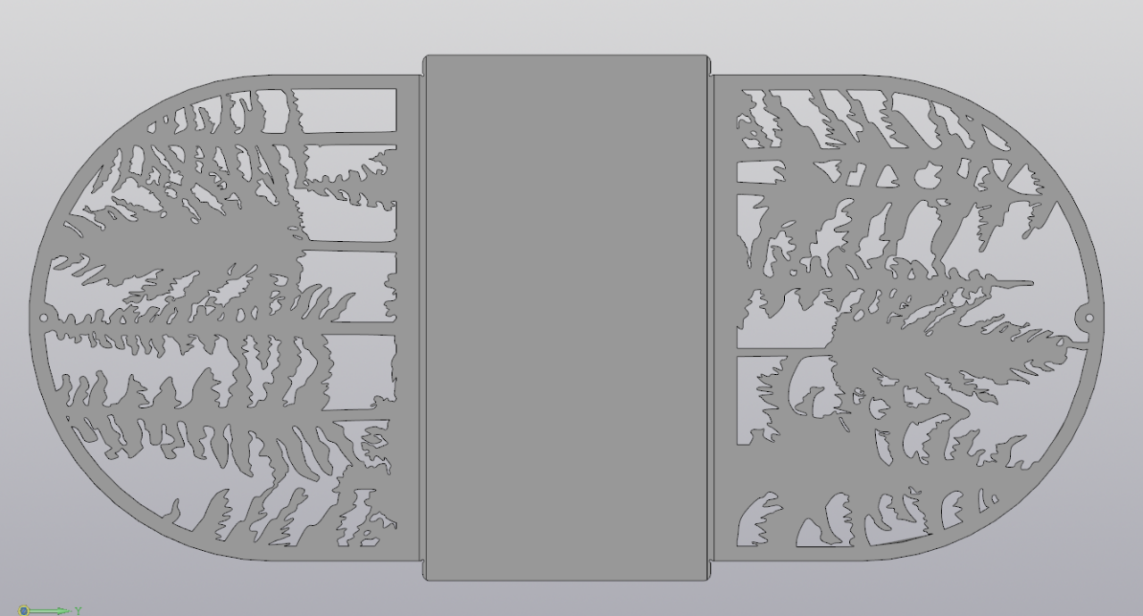 3D модель Дровница Лес