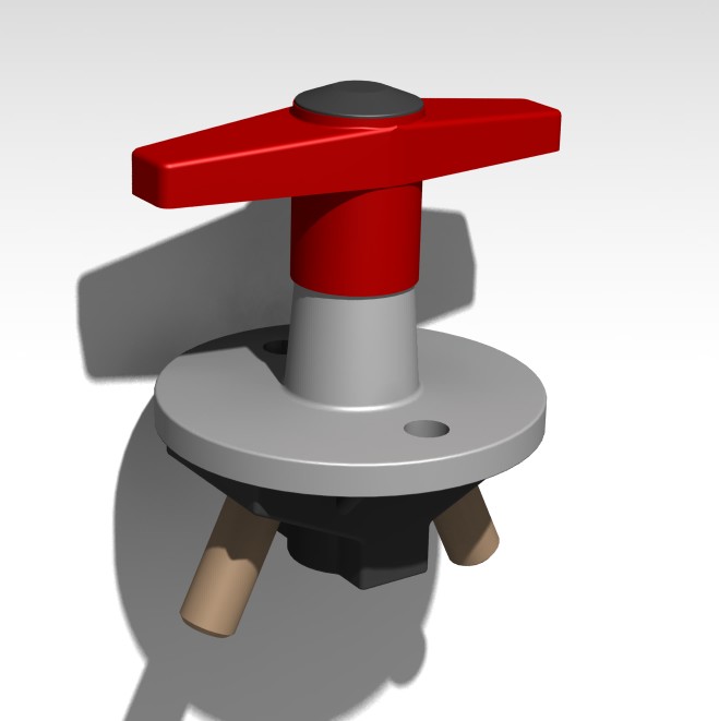 3D модель Выключатель массы механический