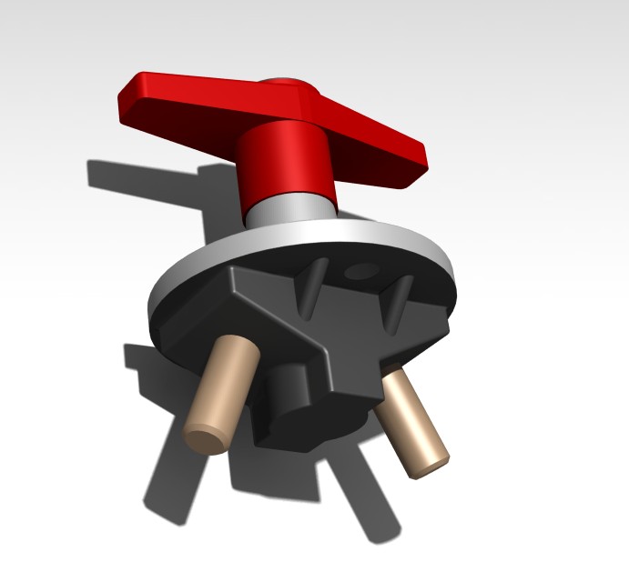 3D модель Выключатель массы механический