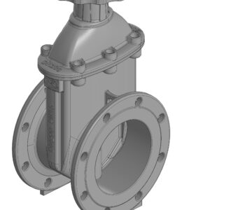 3D модель Задвижка DN200 PN16