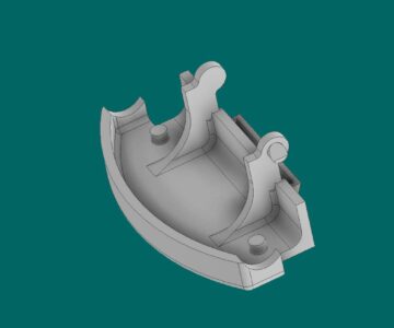 3D модель Рычаг подлокотника Volkswagen Passat