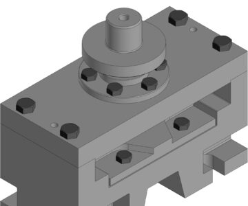Чертеж Штамп для вырубки гаек от М16 до М42 на 50т пресс К115А