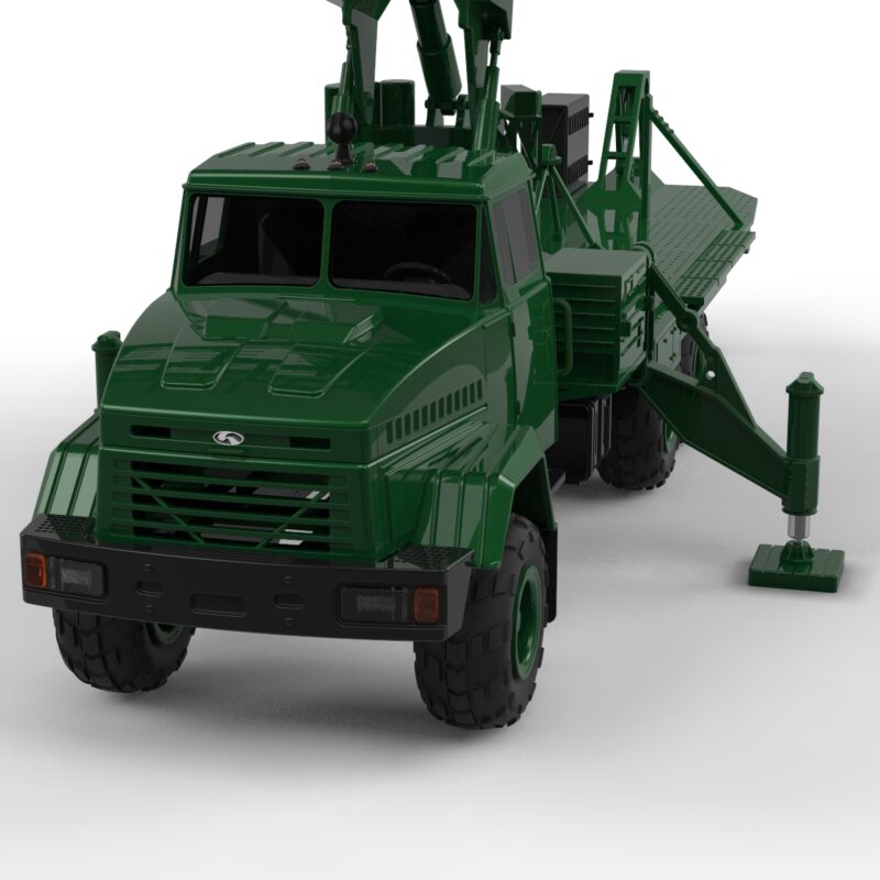 3D модель Модель автомобиля КРАЗ РЛС