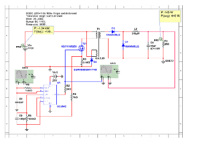 Чертеж Схемы преобразователей с топологией Half-bridge, Flyback, Single-switch forward, Boost+Full Bridge Inverter