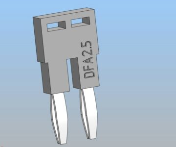 3D модель Перемычка соединительная DFA2.5-02P-11-00Z(H) Degson