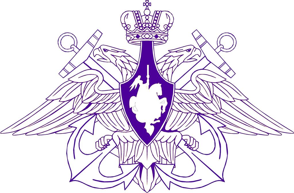 Чертеж Герб ВМФ РФ