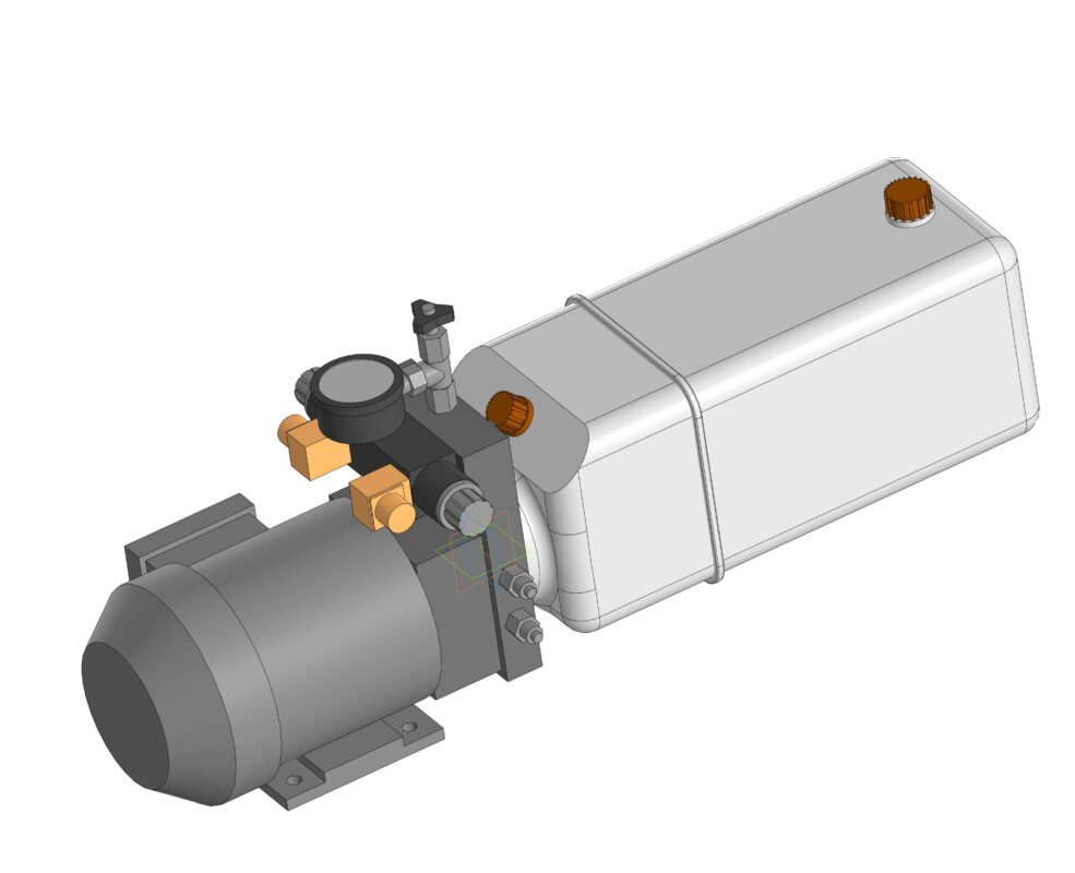 3D модель Гидростанция TDDL-00-2002-AC6-0220-00003