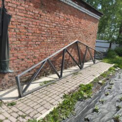 Чертеж Теплица металлоконструкции