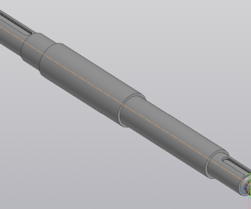 3D модель Вал насоса ENERAL K200-150-400
