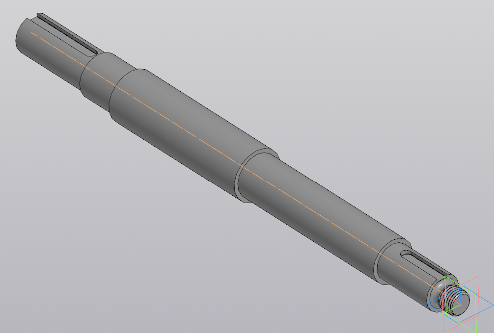 3D модель Вал насоса ENERAL K200-150-400