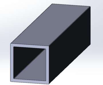 3D модель Библиотека для SolidWorks Трубы алюминиевые ГОСТ 18475-82