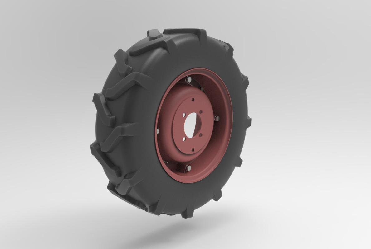 3D модель Колесо 6.00×12 (6L-12) на мотоблок