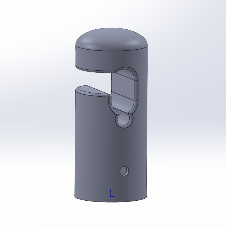 3D модель Держатель(кронштейн) сетки батута