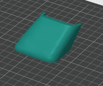 3D модель Крышка рейлинга Toyota Gaia (средняя) SMX15 1998г.