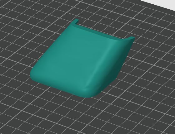 3D модель Крышка рейлинга Toyota Gaia (средняя) SMX15 1998г.