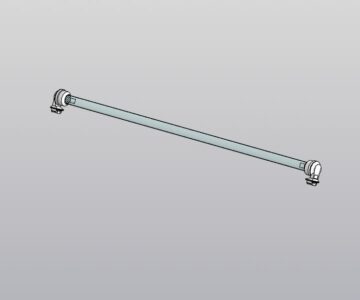 3D модель Лампа бактерицидная OBN-75-1/30W с цоколем G13-F41