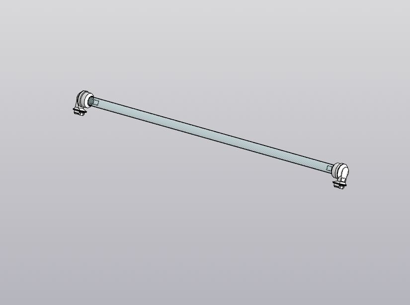 3D модель Лампа бактерицидная OBN-75-1/30W с цоколем G13-F41