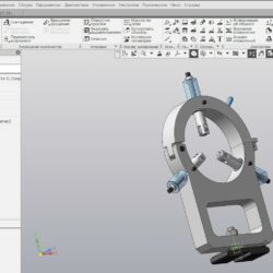 3D модель Люнет неподвижный токарно-винторезного станка